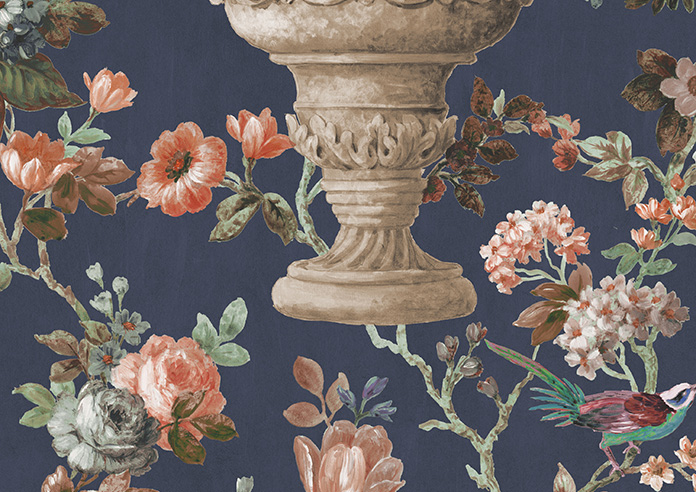 Clarence, Courtly Blue - Twist&Fit Roller Blind - Image 6